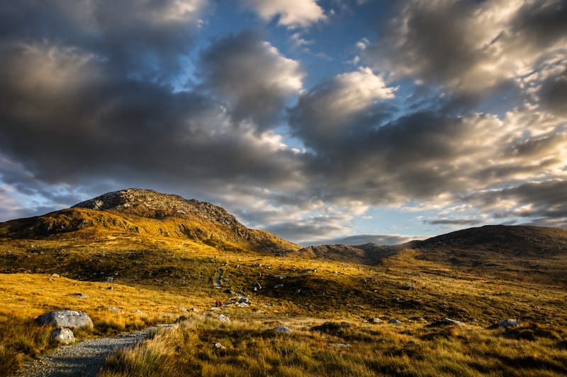 Scawt Hill and Glenarm countryside